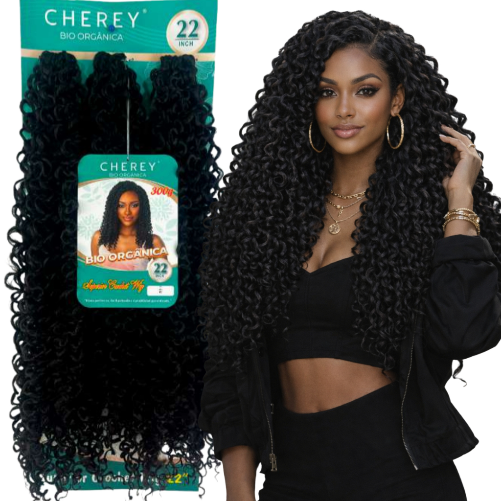 Cabelo SNT Bio Orgânico Super Crochet 60cm 300g Alta Qualidade e Volume