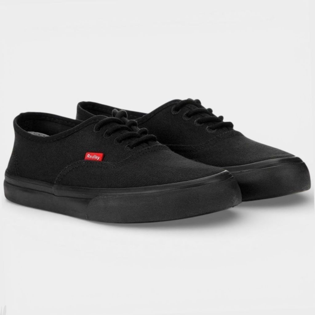 Tênis Unissex Redley Monocromo All Black Casual Escolar - Preto em Oferta na Shopee