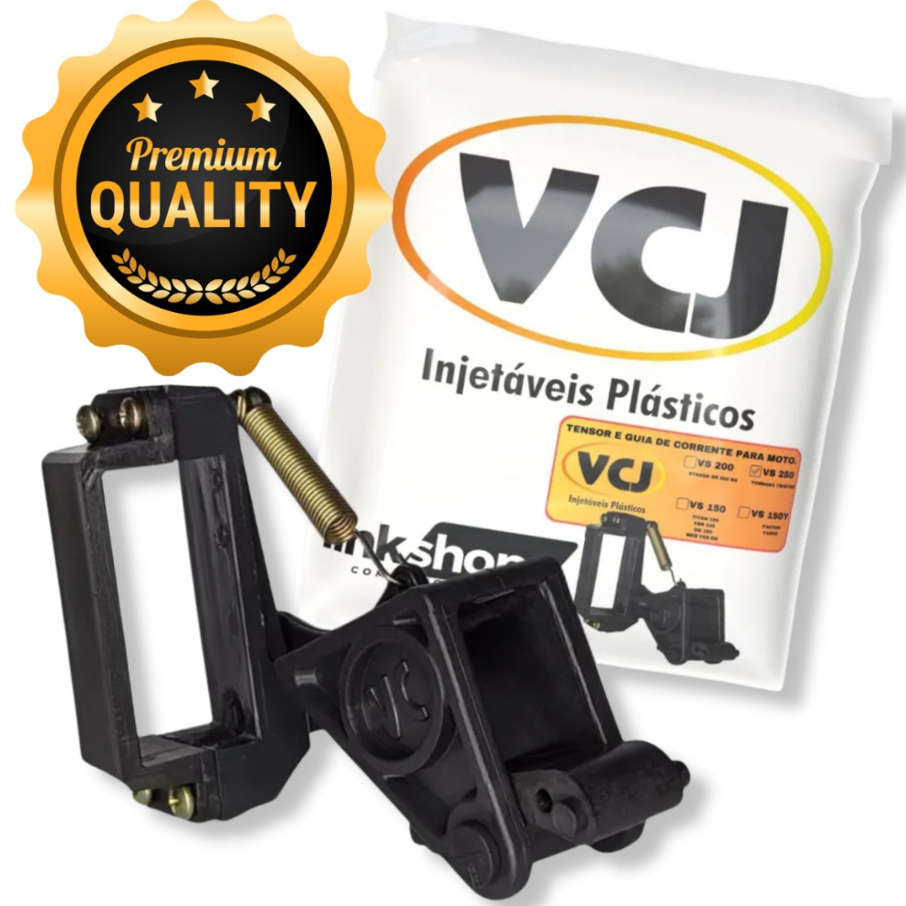 Esticador Tensionador Tensor Corrente Transmissão Moto Universal Qualidade Alto Padrão VCJ