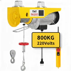 Guincho Elétrico Guindaste Capacidade 400 a 800kg Elevação 12 metros TNT