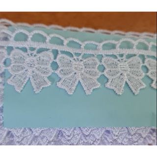 Renda Guipir de Lacinho Branca com YL509 em Oferta na Shopee