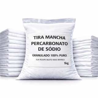 Percarbonato de Sódio 1 kg 100% Puro 250g 500g 1kg 2Kg Alvejante Sem Cloro Remove Manchas de Roupas em Oferta na Shopee