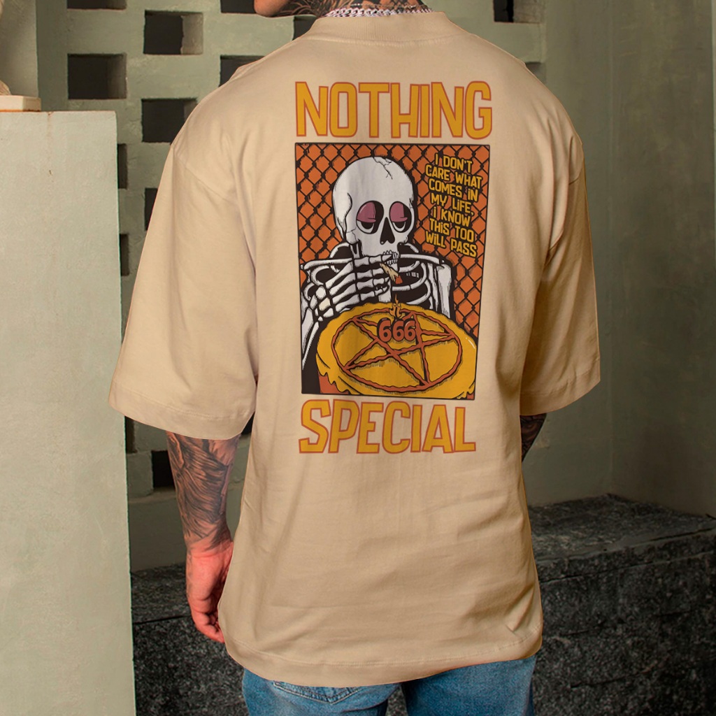 Camiseta Oversized Camisa StreetWear Nothing Special Envio Imediato Malhão Premium OVER-232