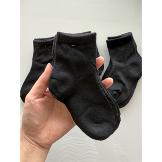 Kit Meia Preto Infantil unisexx Cano Alto Basica 2-6 ANOS em Oferta na Shopee