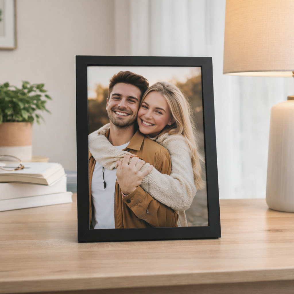 Porta Retrato Personalizado com Foto | Envie Sua Foto 10x15 13x18 15x21