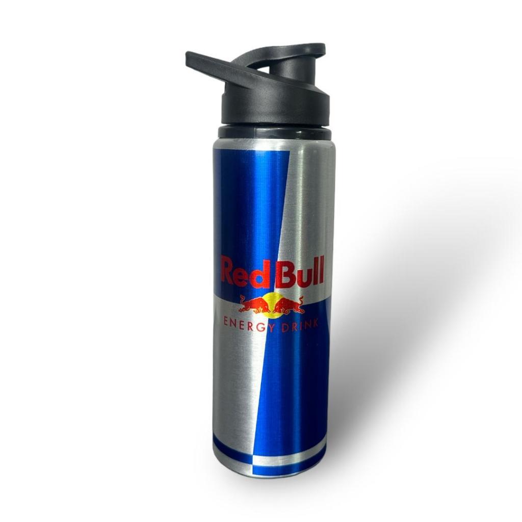 Garrafa Squeeze Alumínio 750ml RedBull garrafa academia corrida agua garrafinha correr aluminio — imagem 2 de 2
