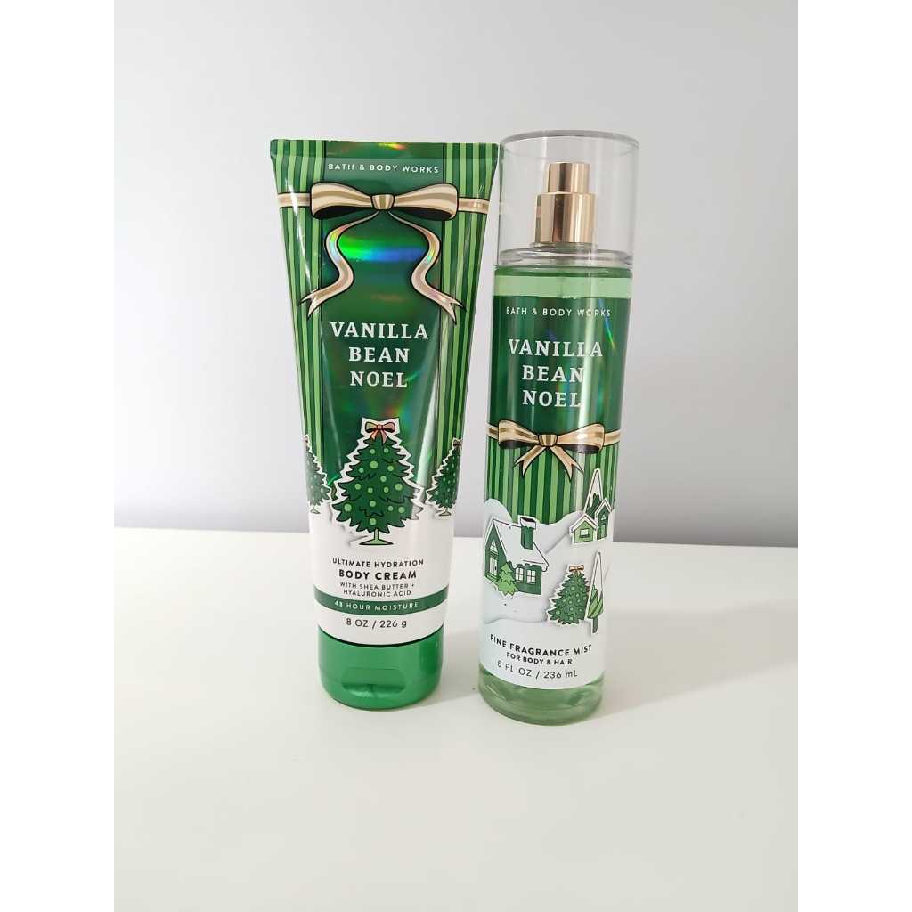 KIT BODY SPLASH + BODY CREAM VANILLA BEAN NOEL - BATH AND BODY WORKS