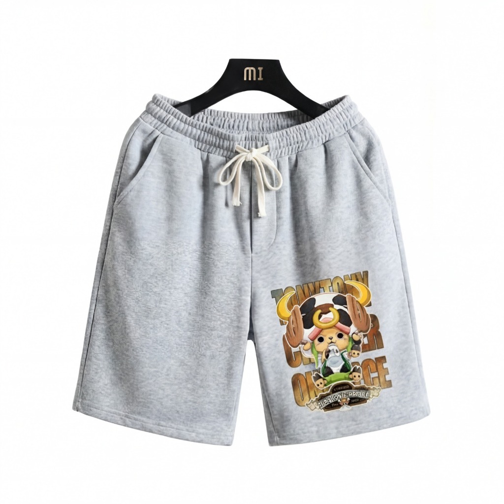 Bermuda Moletom One Tony Chopper Aftersoul Unissex Plus Size P ao G6 100% Algodão