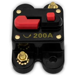 Disjuntor Djuntor Som Automotivo 200a Proteção Chave Geral 100v