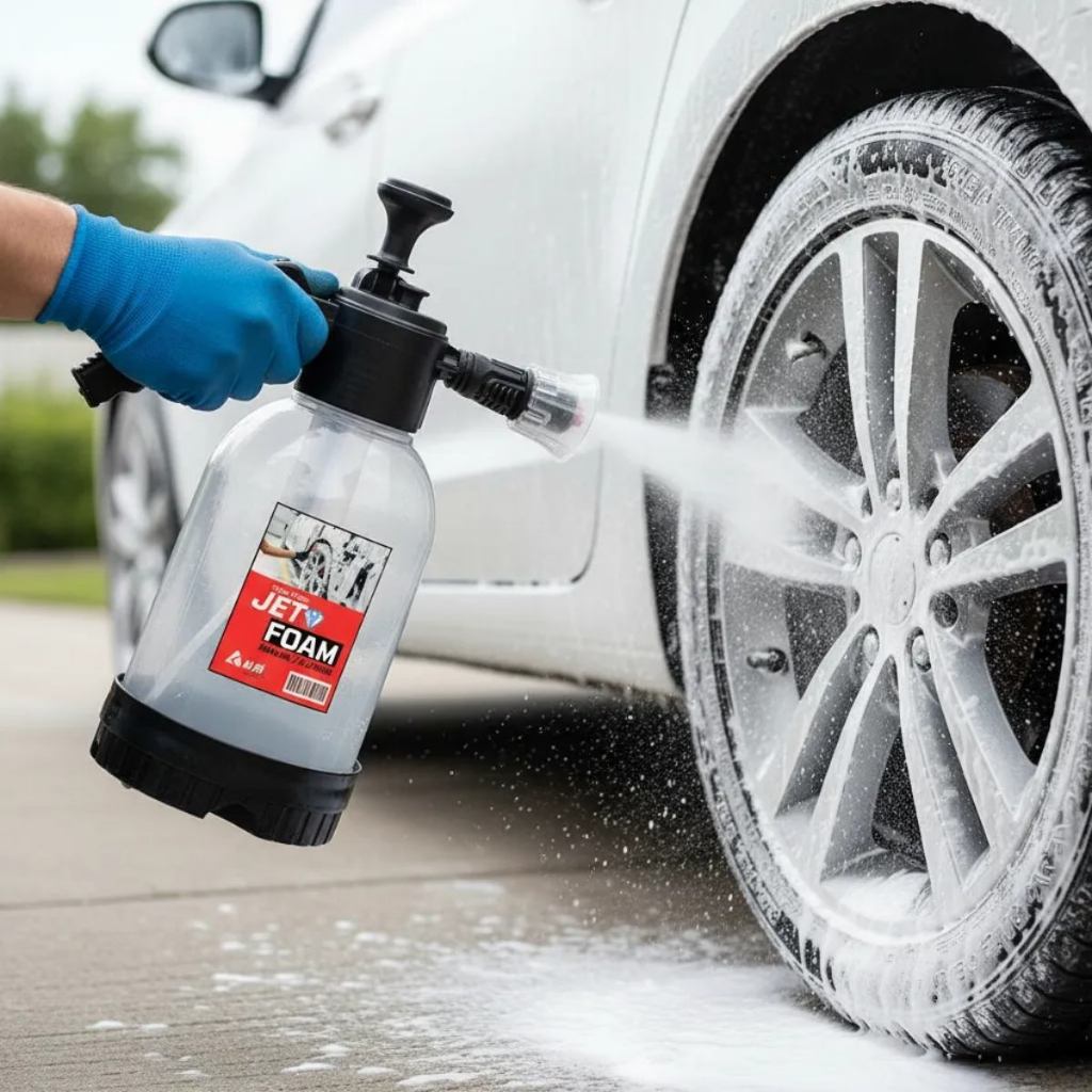 Snow Jet Foam Aluí 2L Manual E Pulverizador Híbrido 2x1 Automotivo Lavagem Moto Carro Espuma Densa em Oferta na Shopee