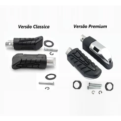 Pedaleira Dianteira/Traseira Honda CB Twister Traseira Titan Fan Start 160 Completa Reforçada Maciça