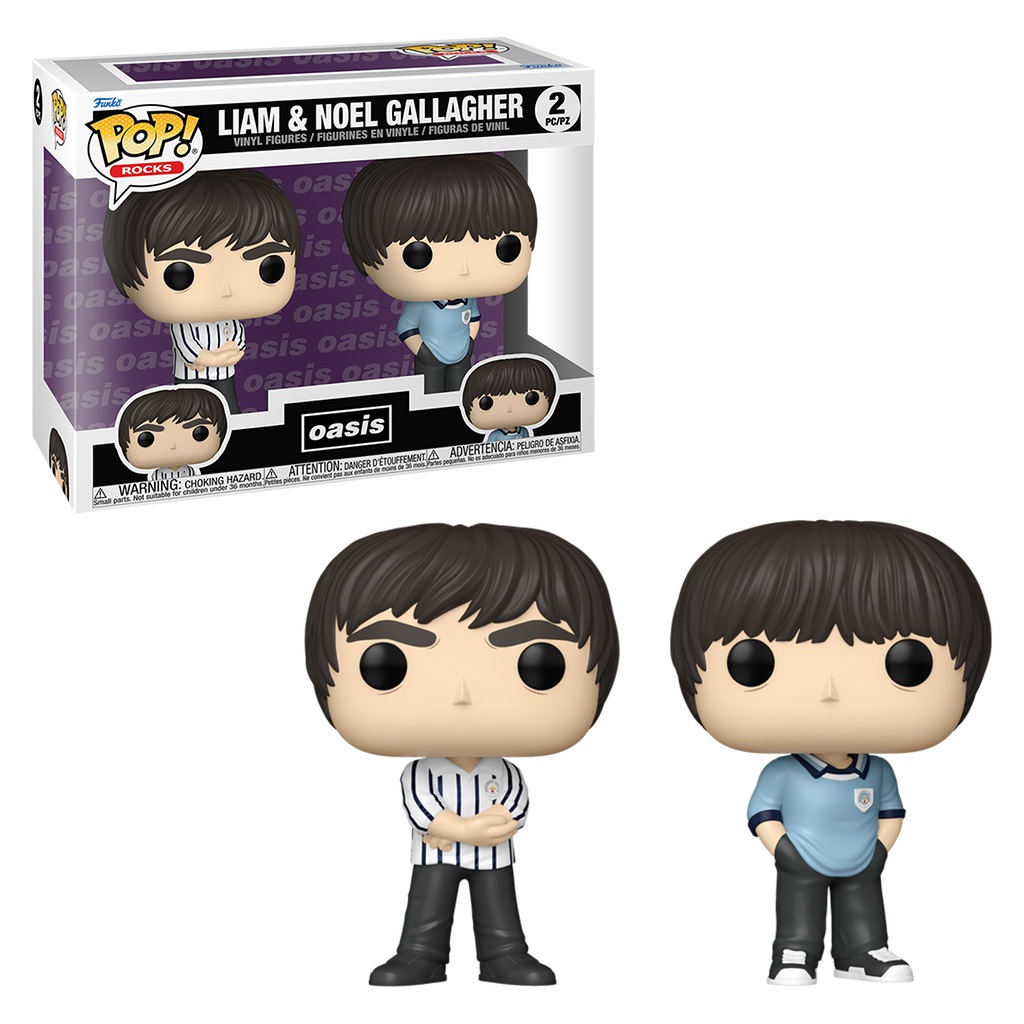 FUNKO POP ROCKS OASIS - LIAM & NOEL GALLAGHER 2-PACK (89383) NOVO ORIGINAL em Oferta na Shopee