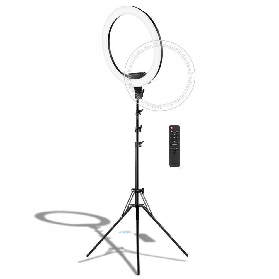 Ring Light Iluminador Polegadas 10 Com Tripé Profissional Premium Led Selfie para Celular