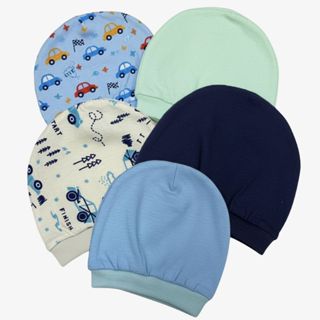 Kit 4 Toucas Bebê Recém-Nascido – Gorro Antialérgico Infantil Menino e Menina Macio e Confortável Estampa Sortida em Oferta na Shopee