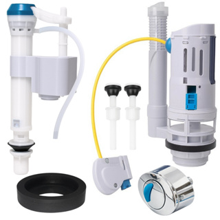 Kit Descarga Caixa Acoplada Completo Universal Duplo Acionamento Banheiro Vaso Sanitário em Oferta na Shopee