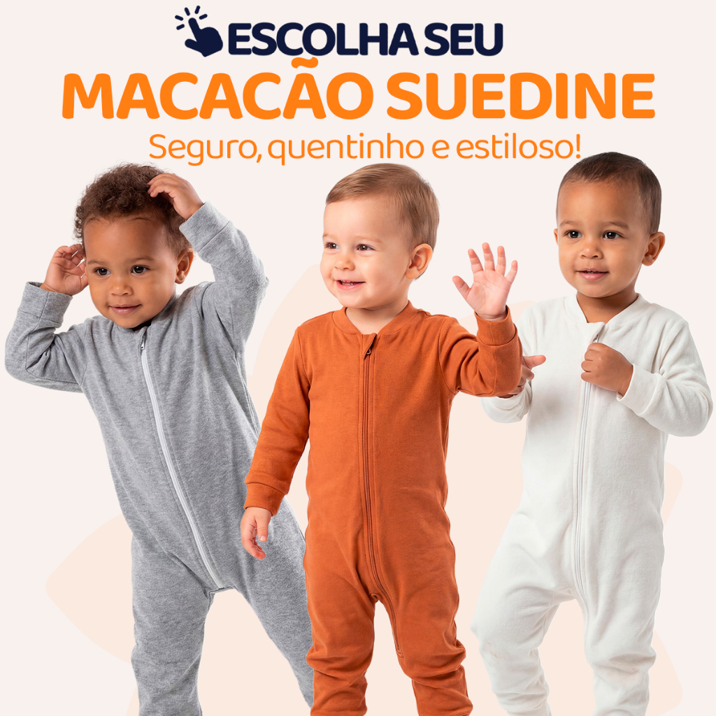 Escolha Seu Macacão Minimalista Para Bebês Unissex Menino E Menina  Bodies Ropinhas Para Bebe Suedine Com Zíper em Oferta na Shopee