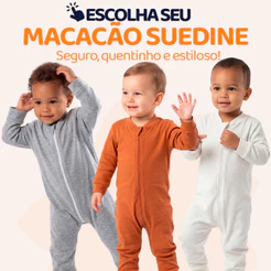 Escolha Seu Macacão Minimalista Para Bebês Unissex Menino E Menina Bodies Ropinhas Para Bebe Suedine Com Zíper L10