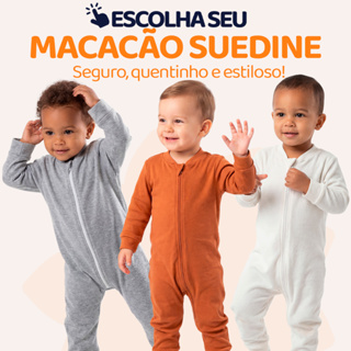 Escolha Seu Macacão Minimalista Para Bebês Unissex Menino E Menina  Bodies Ropinhas Para Bebe Suedine Com Zíper em Oferta na Shopee