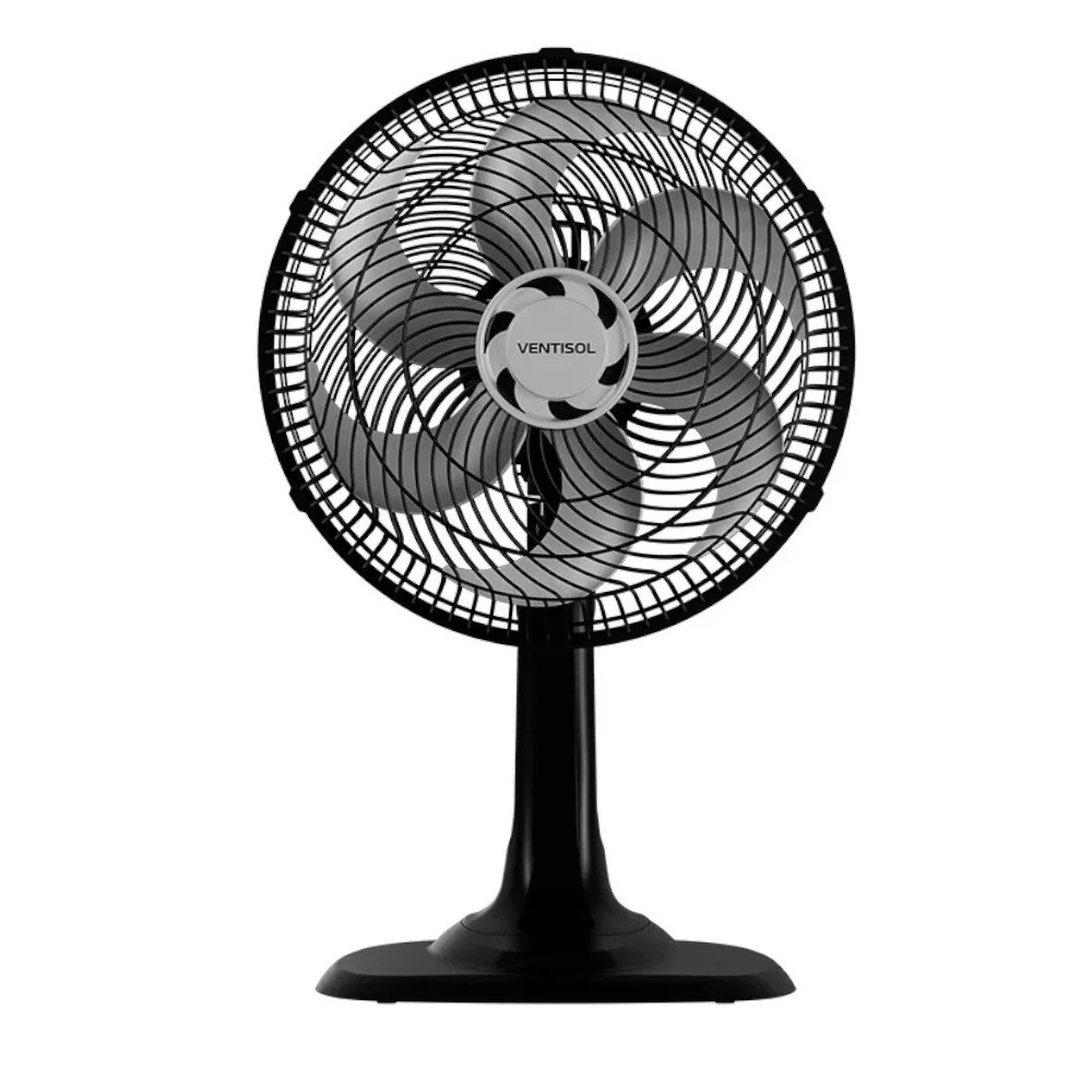 Ventilador de mesa 30 cm 6 pás 3 velocidades - Turbo 6 Ventisol em Oferta na Shopee