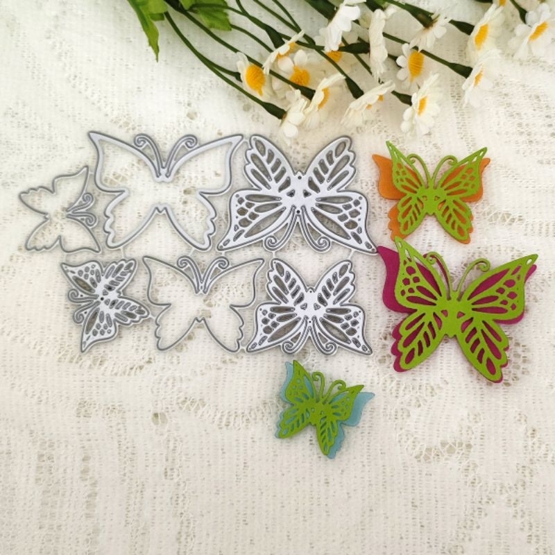 Faca De Corte E Relevo Scrapbook Borboleta B01 em Oferta na Shopee