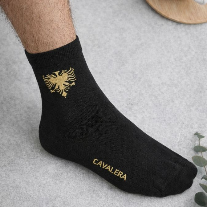 Kit 2 OU 4 Pares Meia Cano Longo Social Cavalera Algodão Conforto Moda Masculina