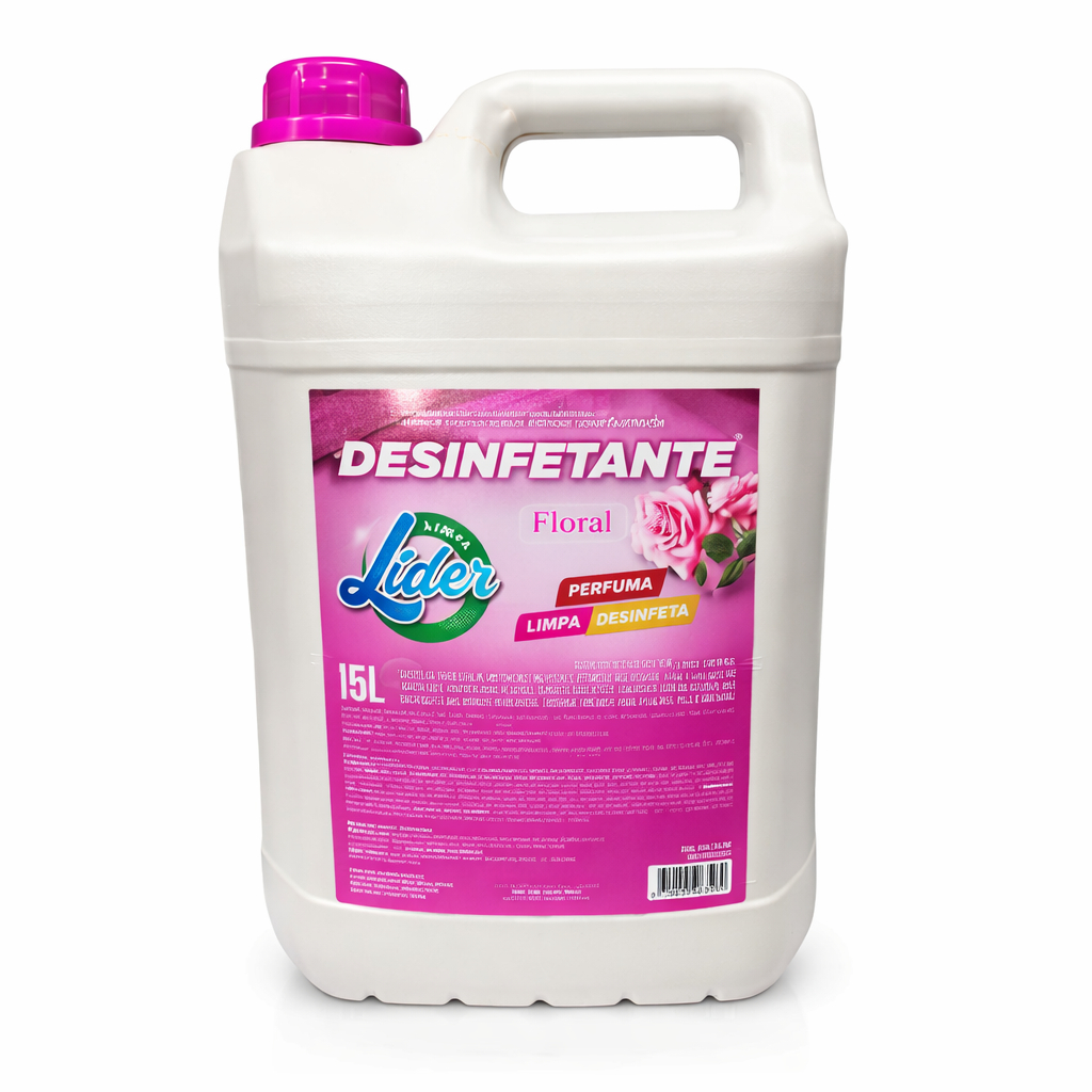 DESINFETANTE FLORAL 5L - LIMPA, PERFUMA E DESINFETA.