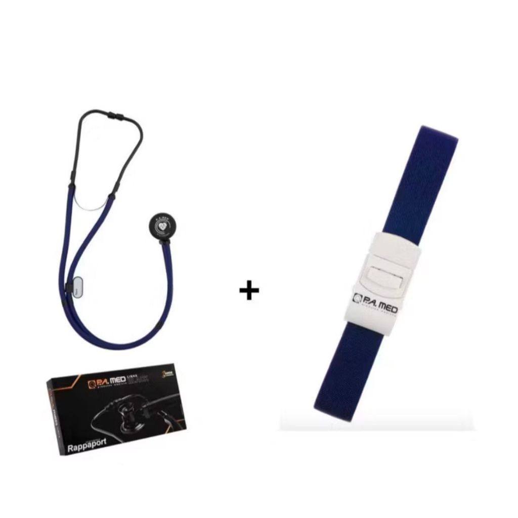 Garrote P.A. Med + Estetoscópio Linha Black Rappaport