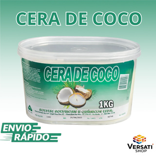 Cera de Coco para Velas 100% Vegetal 1kg Solven em Oferta na Shopee