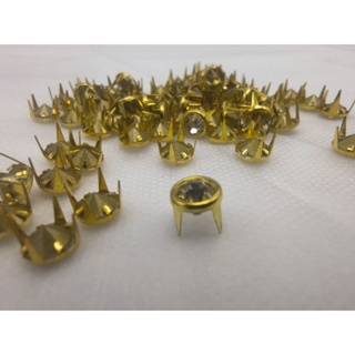 Rebite Strass com Garra Dourada – Pacote com 100 Unidades em Oferta na Shopee