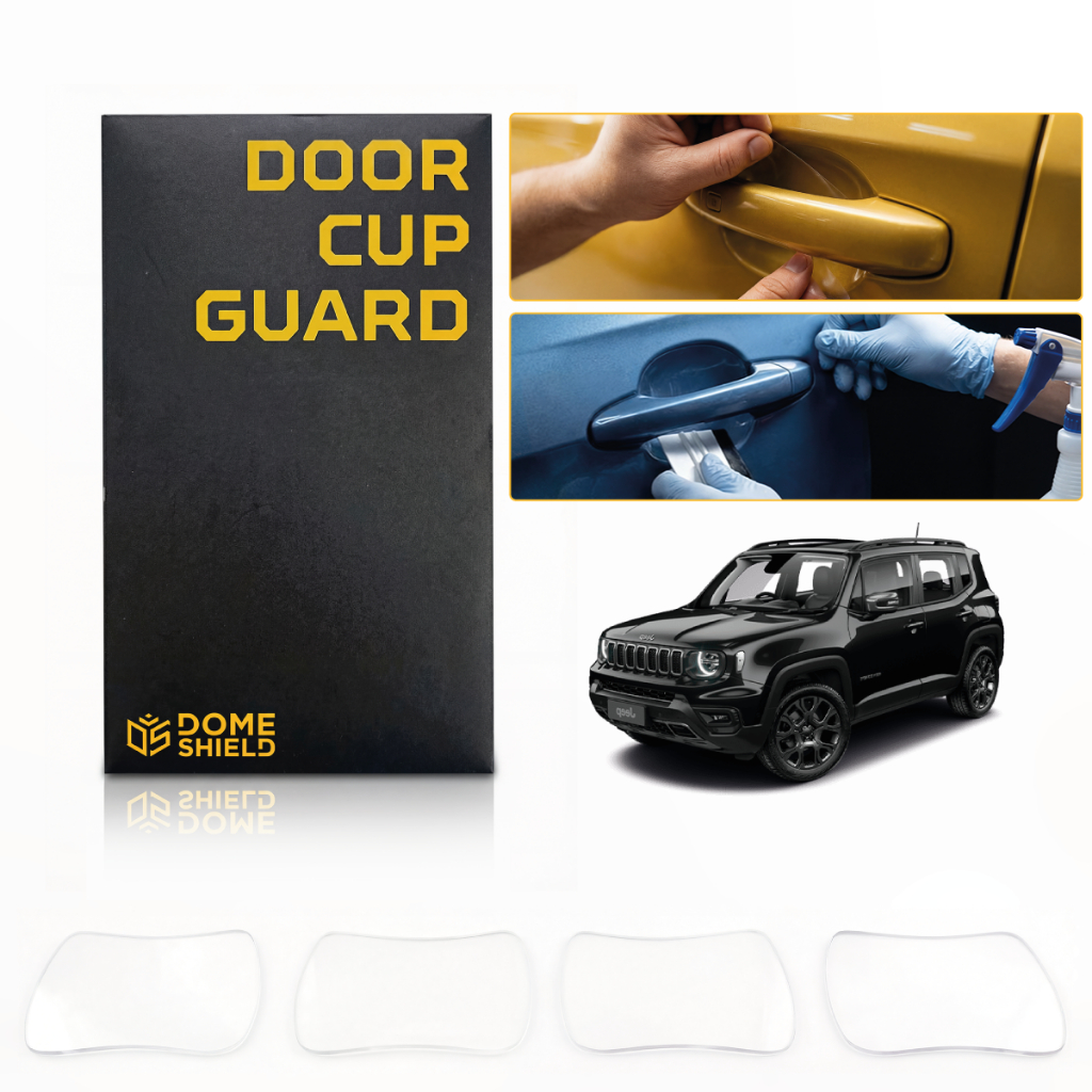 Jeep Renegade - Adesivo Película PPF Porta Copa Maçaneta Protetor Premium Transparente Carro