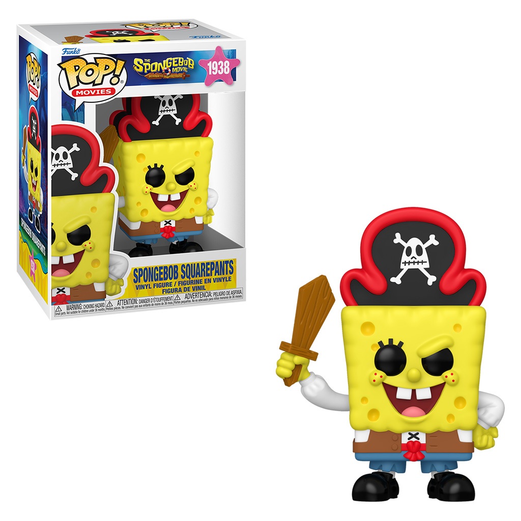FUNKO POP SPONGEBOB SPONGEBOB PIRATE 1938 NOVO ORIGINAL em Oferta na Shopee