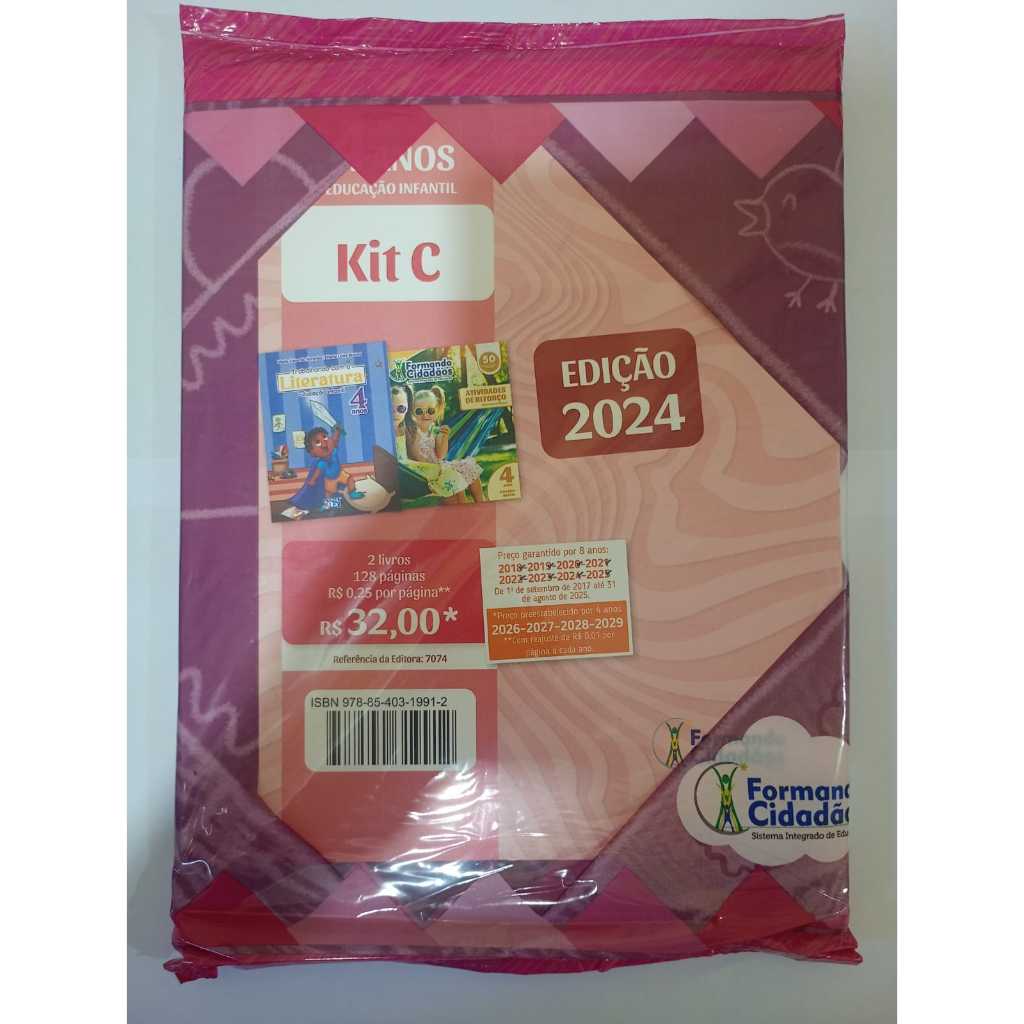 Kit C Formando cidadãos 4 Anos