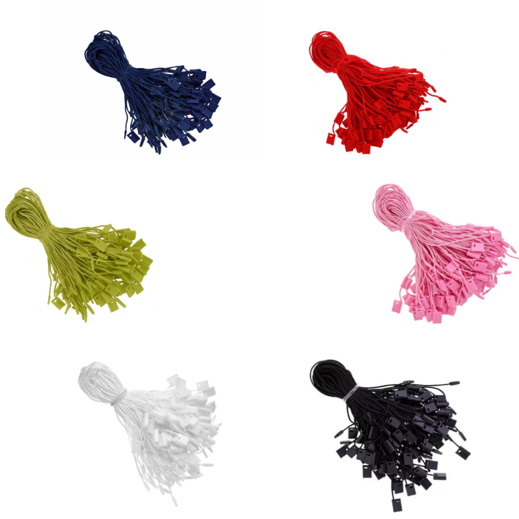 Lacre Corda Autenticidade Segurança Para Roupas Pendura Tag e Etiquetas Cordão Pin Tecidos em Oferta na Shopee