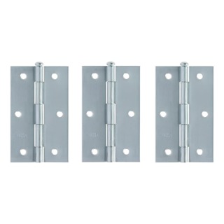 Kit 3 Dobradiças Comum/Polida 3,5X2.1/4 Rocha em Oferta na Shopee