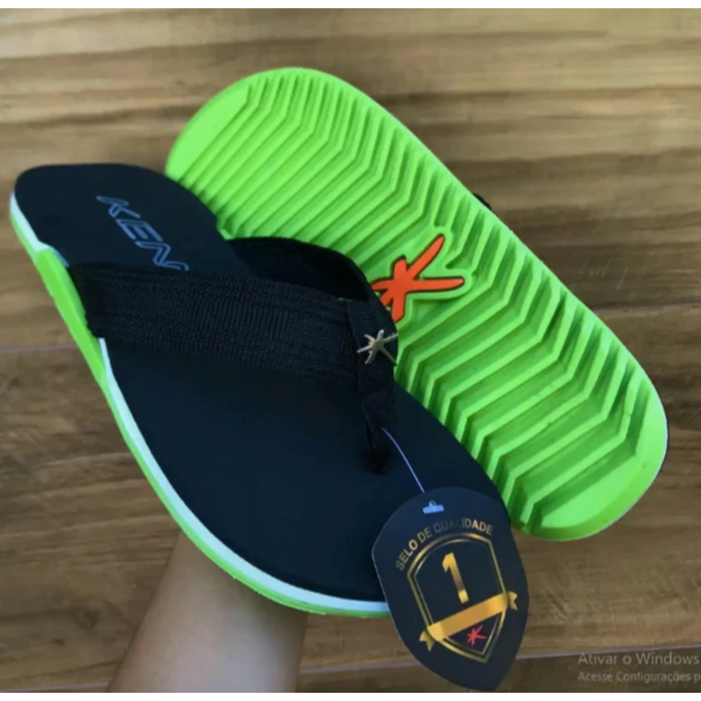 Chinelo Macio Antiderrapante Confortável Kivah Praia Dia a Dia