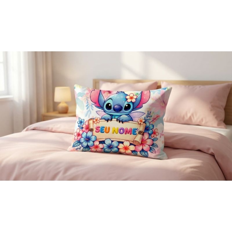 FRONHA AVULSA STITCH PERSONALIZADA COM SEU NOME em Oferta na Shopee