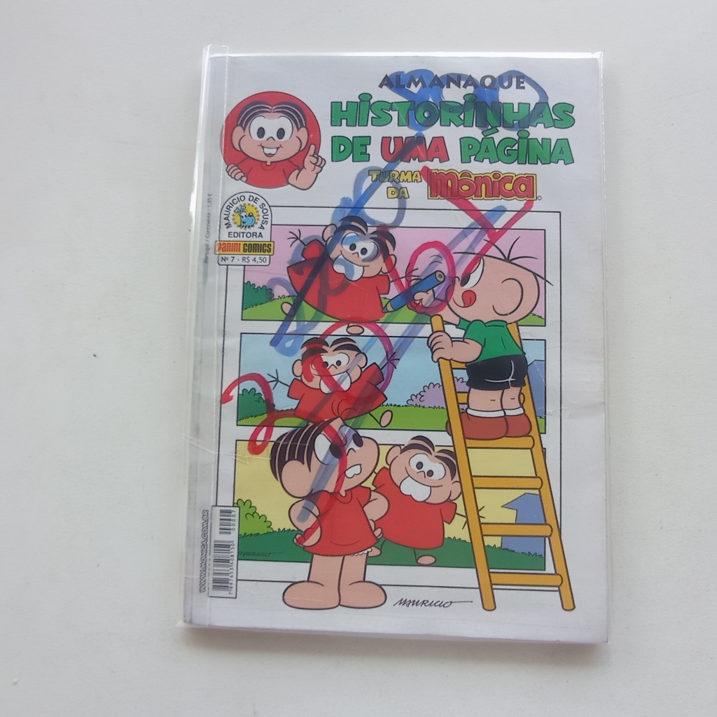 Almanaque Historinhas De Uma Página 7 - Turma Da Mônica - Ed. Panini - 2010