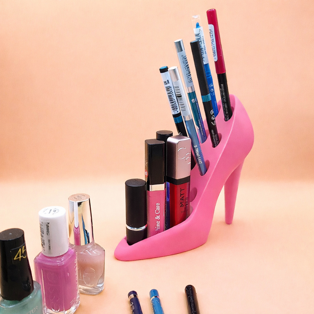 Organizador De Maquiagem Sapato Estiloso em Oferta na Shopee