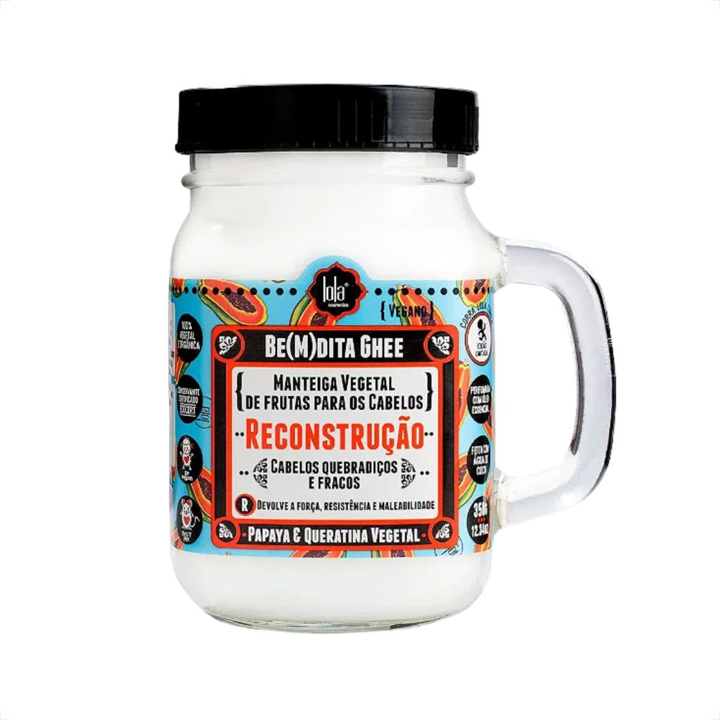 BE(M)DITA GHEE RECONSTRUÇÃO MAMÃO 350G - LOLA COSMETICS