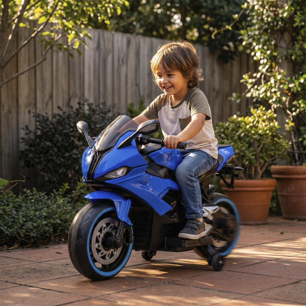 Mini Moto Elétrica Infantil Com Led Até 60kg em Oferta na Shopee