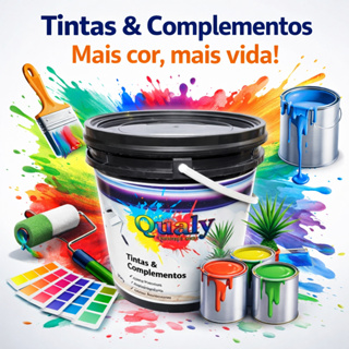 Tinta Balde Látex Acrílico Antimofo 18kg Parede Qualy Cores  - ENVIO 24H em Oferta na Shopee