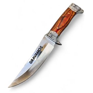 Faca Boa Para Churrasco Lâmina Em Inox Excelente Corte Nova Personalizada