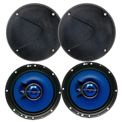 Par Alto Falante Porta Hurricane 6 Polegadas 100 Rms+ Tela Azul