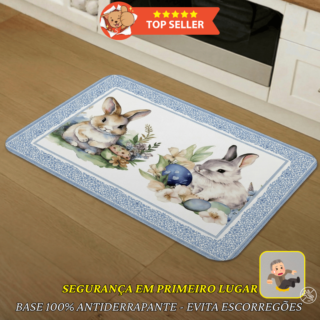 Tapete Para Sala 60cm X 50cm Antiderrapante Confortável Decorativo Alta Qualidade Estampado em Oferta na Shopee