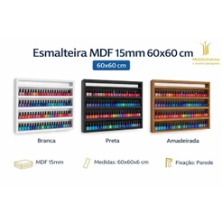 Nicho Expositor para 180 esmaltes - 60x60 MDF