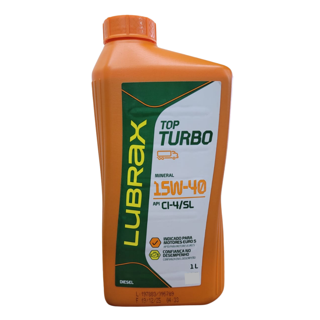 Óleo Lubrificante Motor Diesel 15W40 Lubrax Top Turbo Essencial 1 Litro em Oferta na Shopee