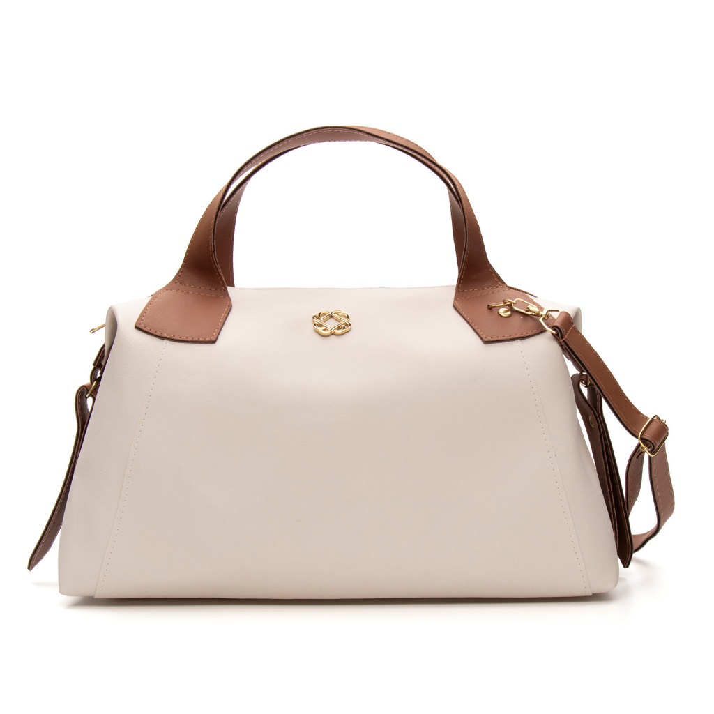 Bolsa Feminina Macia Media com Alça Transversal e de Mão e Tiracolo /Trabalho e Passeio em Oferta na Shopee