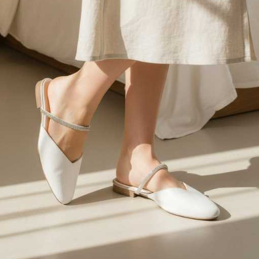 Sapatilha Sapato Mule Bico Fino Feminino Pedraria Strass Luxo - Social, Solado antiderrapante - Várias cores do 34 ao 39 em Oferta na Shopee