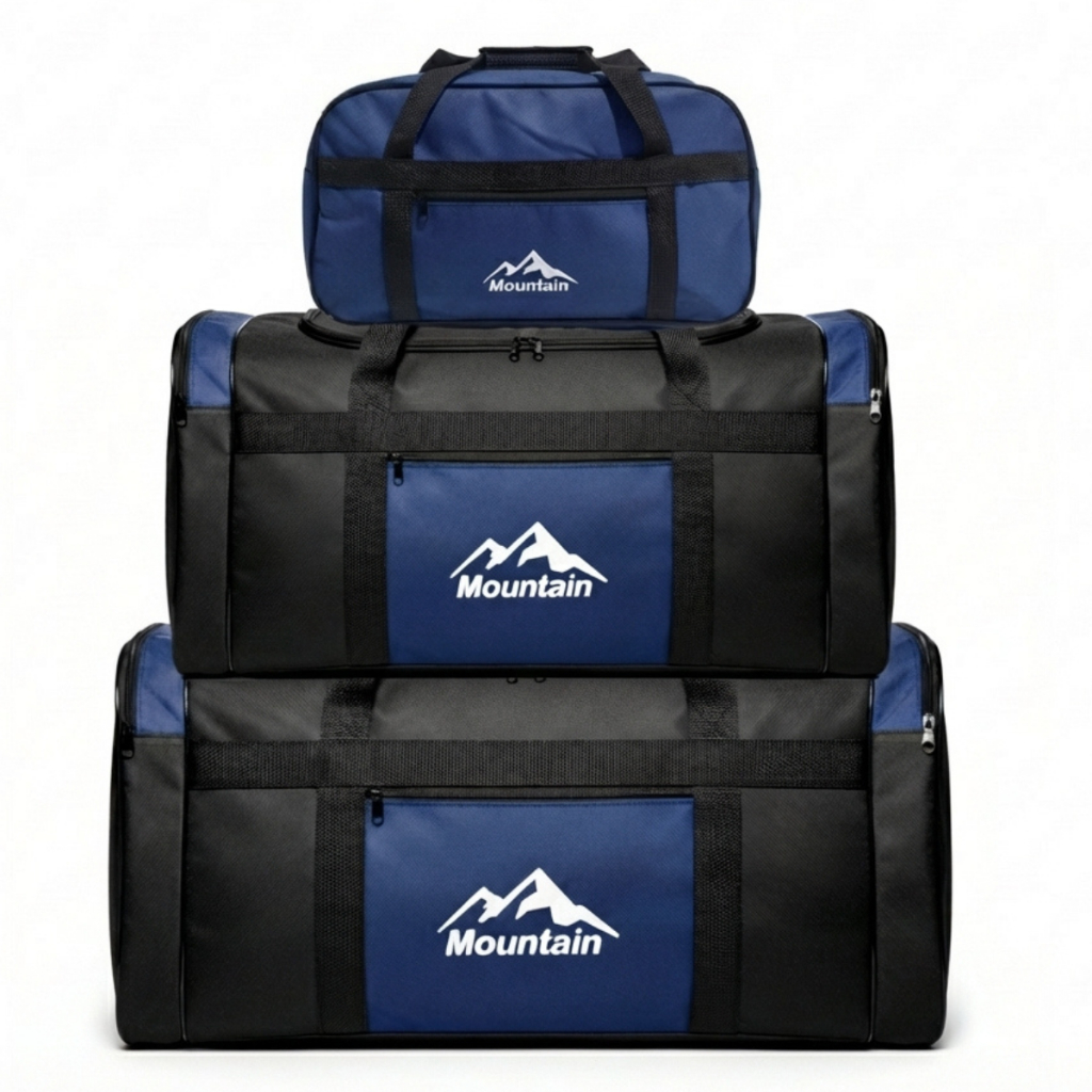 Kit 3 Bolsas Mala de Viagem GG G M Conjunto Praia Familia Passeio Resistente Ferias Entrega Rapida