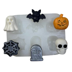 Molde de apliques para Confeitaria - Dia das Bruxas